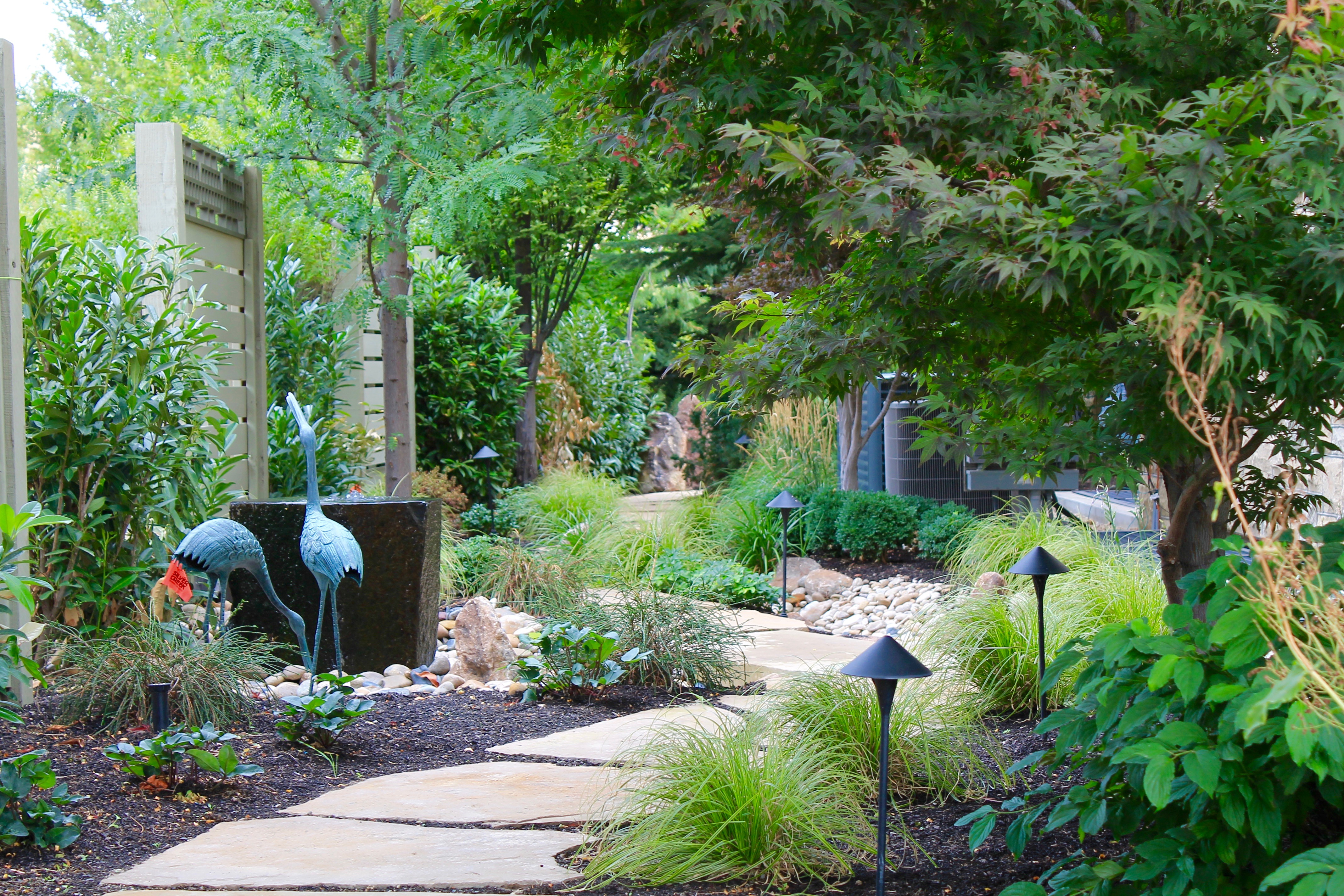 Asian Sideyard - 1 | The Garden Artist Boise, ID