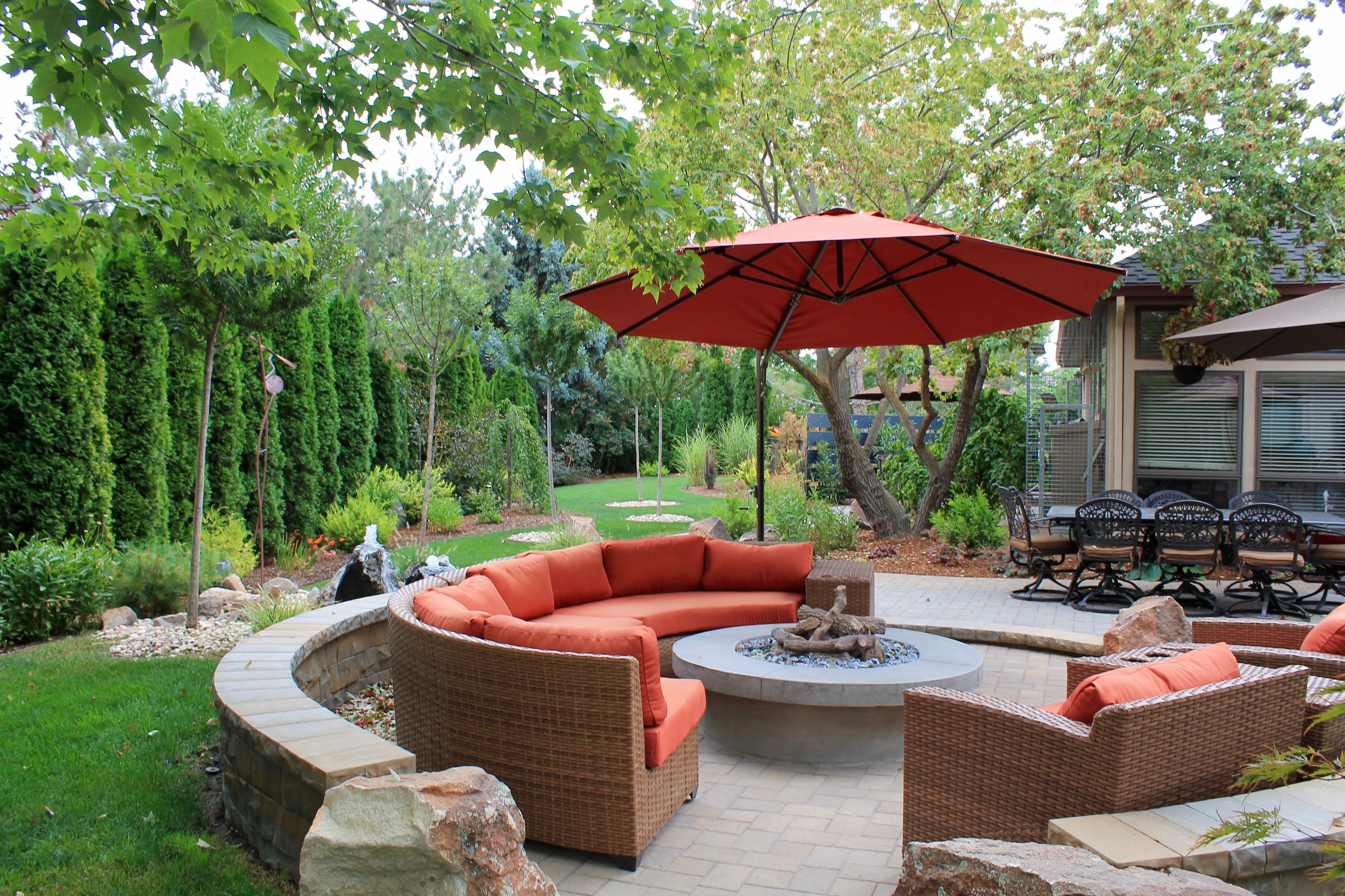 Contemporary Sitting Circle | The Garden Artist Boise, ID