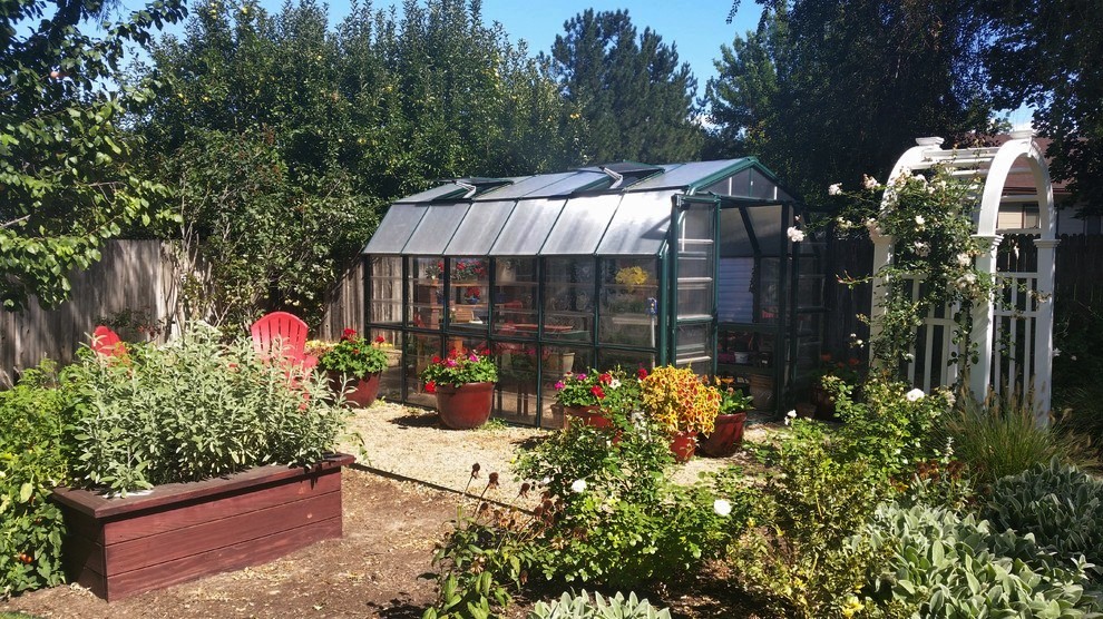 Country Style Garden/Greenhouse | The Garden Artist Boise, ID