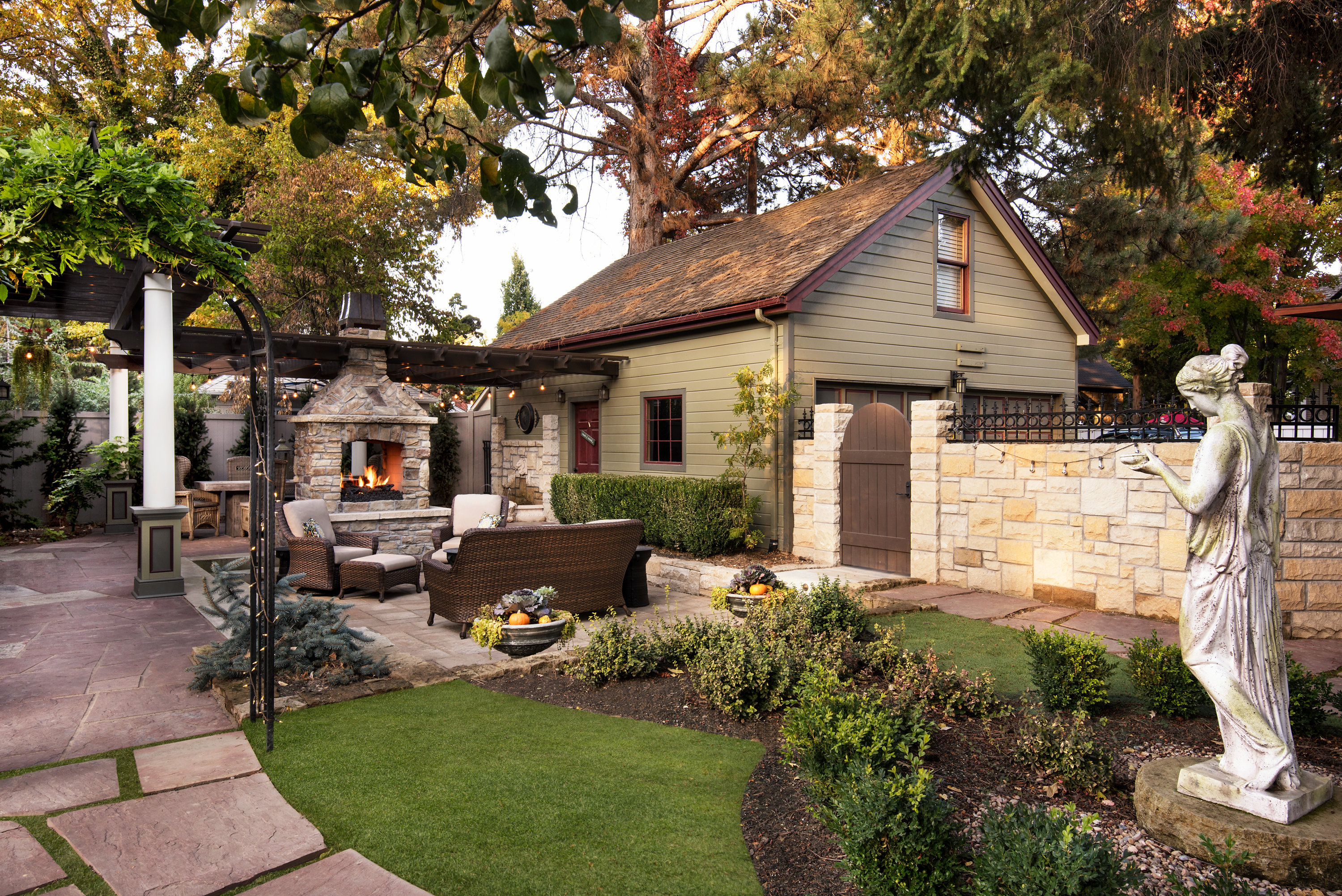 Traditional Garden in North End | The Garden Artist Boise, ID