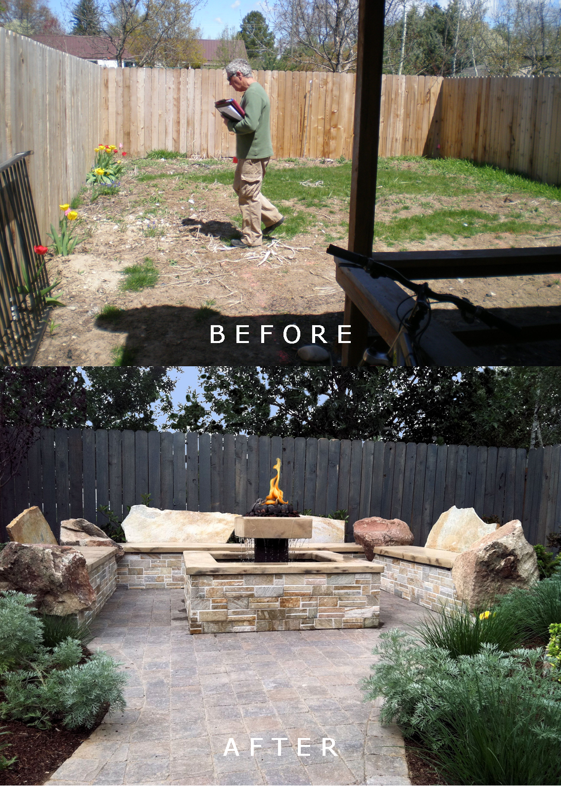 Herring Residence: Before/After | The Garden Artist Boise, ID