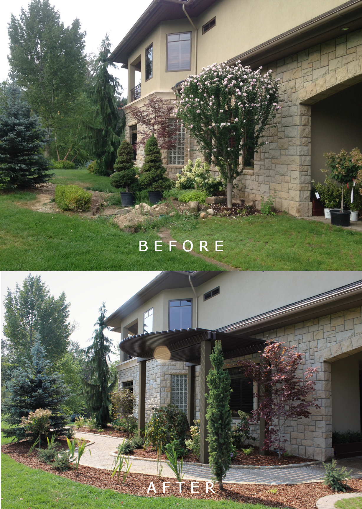 Zasio Residence: Before/After | The Garden Artist Boise, ID